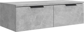 vidaXL Dulap de perete, gri beton, 68x30x20 cm, lemn compozit