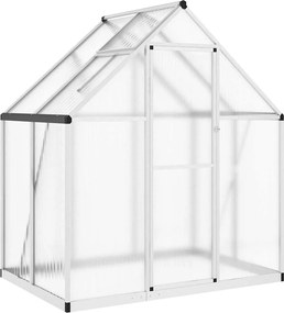 vidaXL Sere cu cadru de bază, argintiu, 169x114x195 cm, aluminiu