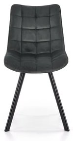Scaun de dining COMORO, 1 buc., gri închis
