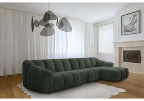 Colțar verde închis (cu colț pe partea dreaptă/cu șezlong) Shell – Miuform