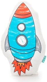 Pernă din bumbac Mr. Fox Space Rocket 40 x 30 cm