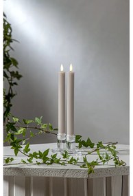 Lumânări LED 2 buc. (înălțime 25 cm) Flamme Stripe – Star Trading