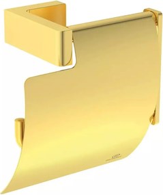 Suport hartie igienica Ideal Standard Atelier Conca cu protectie auriu periat