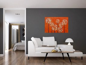 Tablou - Pădurea portocalie (90x60 cm)