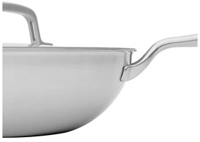 Tigaie tip wok cu capac din oțel inoxidabil ø 30 cm Lucca 3.0 – FABINI