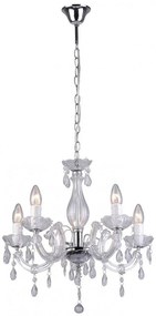 Zuma Line Magnolia lampă suspendată 5x40 W transparent RLD94016-5A