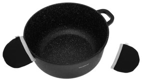 Set 3 oale cu capace 20/24/28 CM 2.3 /4.5/6.8 L Klausberg KB7359, antiaderente, inductie