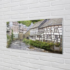 Tablouri acrilice Germania Old River clădiri