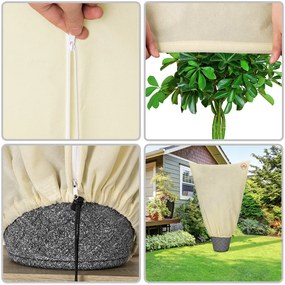 Deuba Husa de protectie a plantelor 2,5x3,6m - bej