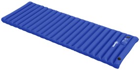 Outsunny Saltea Gonflabilă Unică cu Pompă de Picioare Încorporată, Saltea de Camping, 195x70x10 cm, Albastru | Aosom Romania