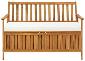 44126 vidaXL Bancă de depozitare grădină 120x63x84 cm lemn masiv salcâm XL