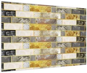 Tablou - Decor cu texturi (90x60 cm)