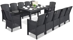 Mobila Technrattan Lido Apetito Max 12 antracit Bica