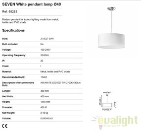 Lustra design modern 40 SEVEN 68283