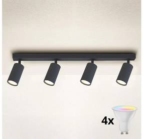 Brilagi - Spot LED reglabil SELE, 4x GU10, 6,5W, 230V, antracit