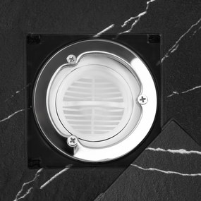 Cadita de dus Magnum Carrara neagra 90x120
