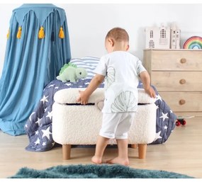 Taburet PIXI, 37 x 61 cm, alb