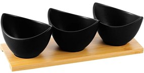 Set de servire Florina Adria, negru