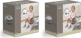 Oliță pentru copii Premium, gri, 19,5 x 34,5 x33,5 cm