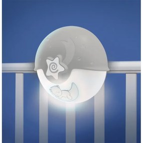 Veioză cu proiector pentru copii 3xAA gri Infantino