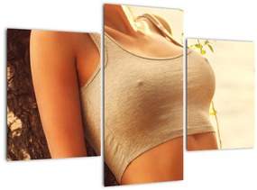 Tablou - Femeia lângă pom (90x60 cm)