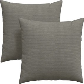 vidaXL Perne pentru canapea 2 pcs Gri deschis 60 x 60 cm