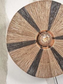 Aplica de perete eco din iuta Iguazu S disc 40cm, bl/nat
