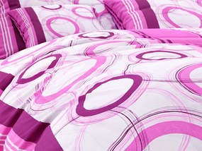 Lenjerie de pat din bumbac KATIE roz Dimensiune lenjerie de pat: 70 x 90 cm | 140 x 200 cm