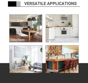 HomCom masa inalta reglabila, blat rotund, Φ60x69-93 cm | AOSOM RO