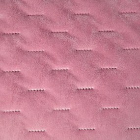 Cuvertura de pat din catifea ASTRALIA, roz Dimensiune: 200 x 220 cm