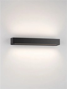 Aplica exterior neagra liniara 50cm IP65 LED CCT PRISMATIC