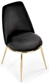 Scaun de bucaterie Louis, negru