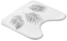 Covoraș de baie alb-argintiu pentru WC 45x45 cm Orbella – douceur d'intérieur