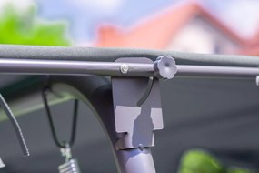 Leagăn de grădină reglabil în gri
