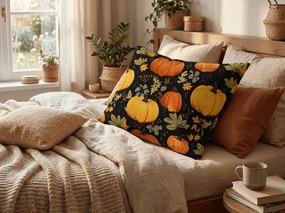 Husa de perna din microfibra ORANGE PUMPKINS 70x90 cm, colorat