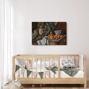Tablou - Paul Cézanne, Still Life with Apples and Peaches, reproducere (90x60 cm)