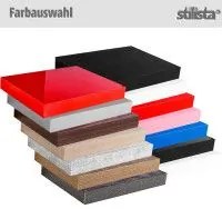 Raft de perete stilist Volato, 60 cm, negru
