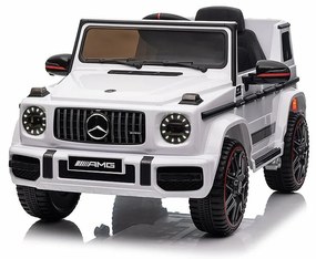 Mașină electrică Baby Mix Baby Mercedes-Benz G63AMG, alb