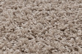 Covor SOFFI cerc shaggy 5cm bej
