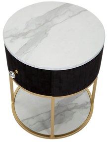 Noptieră negru-auriu Montpellier – Mauro Ferretti