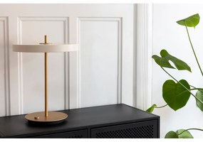 Veioză albă LED cu intensitate reglabilă cu abajur din metal (înălțime 41,5 cm) Asteria Table – UMAGE