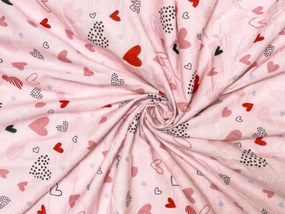 Lenjerie de pat din crepon pentru patut Renforce LOVITA roz Dimensiune lenjerie de pat: 45 x 65 cm | 90 x 140 cm