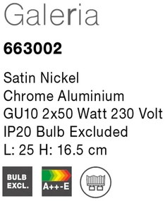 Plafoniera moderna cu spoturi Galeria 2L NVL-663002
