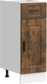 vidaXL Dulap de bucătărie „Porto” din lemn de lemn de stejar afumat