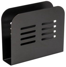 Suport pentru servetele, Wenko Baco, negru, din metal, 15 cm x 12.5 cm x 4 cm