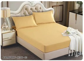 Husa de pat cu elastic si doua fete perna, 180x200 cm, H300-03