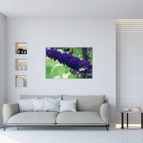 Tablou cu floare albastră (90x60 cm)