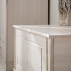 Cufăr alb din lemn de pin 80x45 cm Anita – Støraa