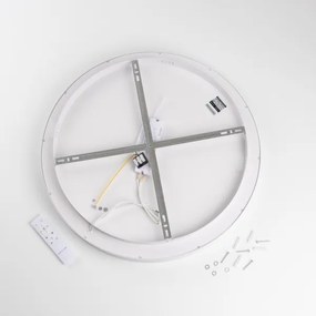 Brilagi - Plafonieră LED dimabilă FALCON II LED/99W/230V, Ø 60 cm, albă + telecomandă