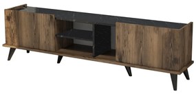 Masă TV Elegante Walnut Negru